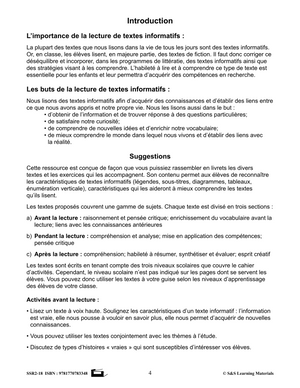 C'est un fait! Compréhension de textes informatifs 4e à 6e année