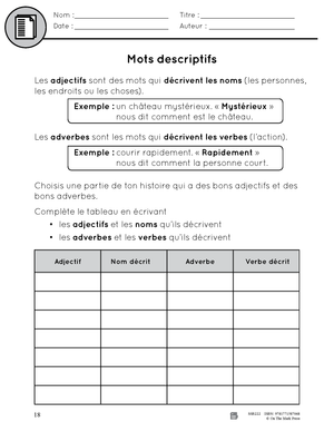 Comptes rendus de lecture: Avançons! 3e à 4e année