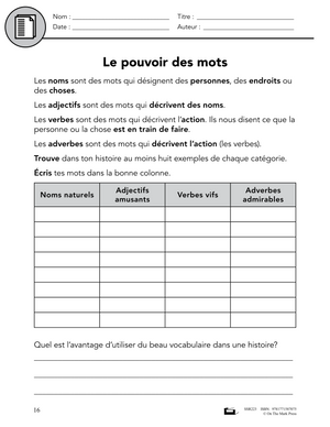 Comptes rendus de lecture : Allons-y 5e à 6e année