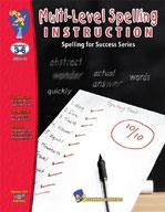 Multi-Level Canadian Spelling Program Grade 4-6 book