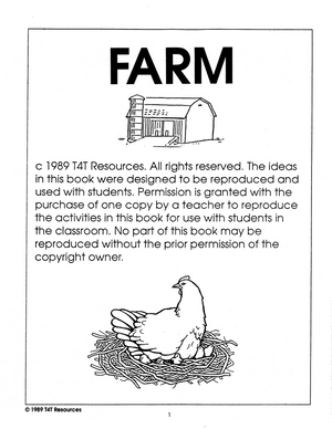Farm - An Integrated Theme Unit Grade 1
