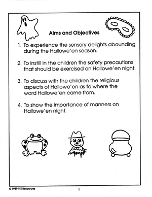 Halloween - An Integrated Theme Unit Grades 2-3