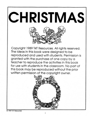 Christmas - An Integrated Theme Unit Grade 1