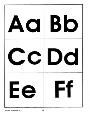 L' alphabet Unité thématique - Jardin d'enfants